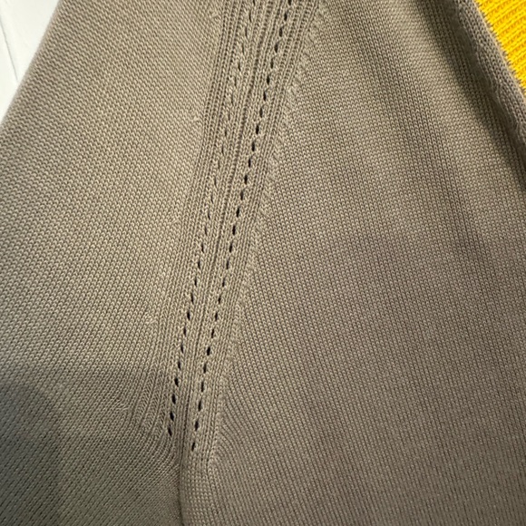 Talbots color block cardigan. Worn 1 time! - Picture 5 of 7